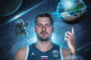 低调看球-狂砍37+11+9，队史得分王，险成欧锦赛第1人，詹姆斯安心打辅助吧